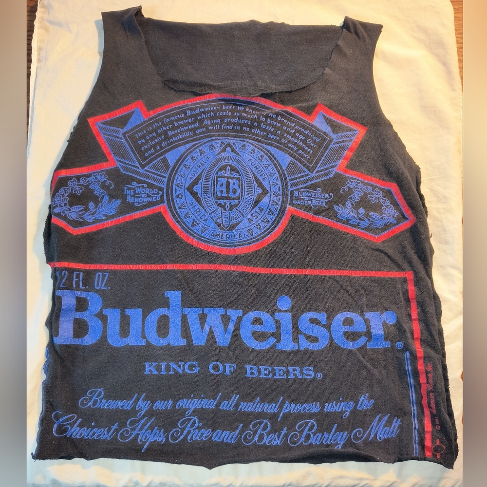 Vintage Budweiser Cut-Off T-Shirt